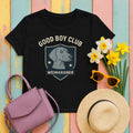 Weimaraner Good Boy Club Tee in Black