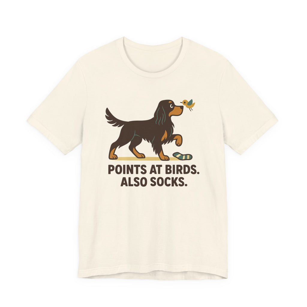 Gordon Points at Birds Also Socks Tee