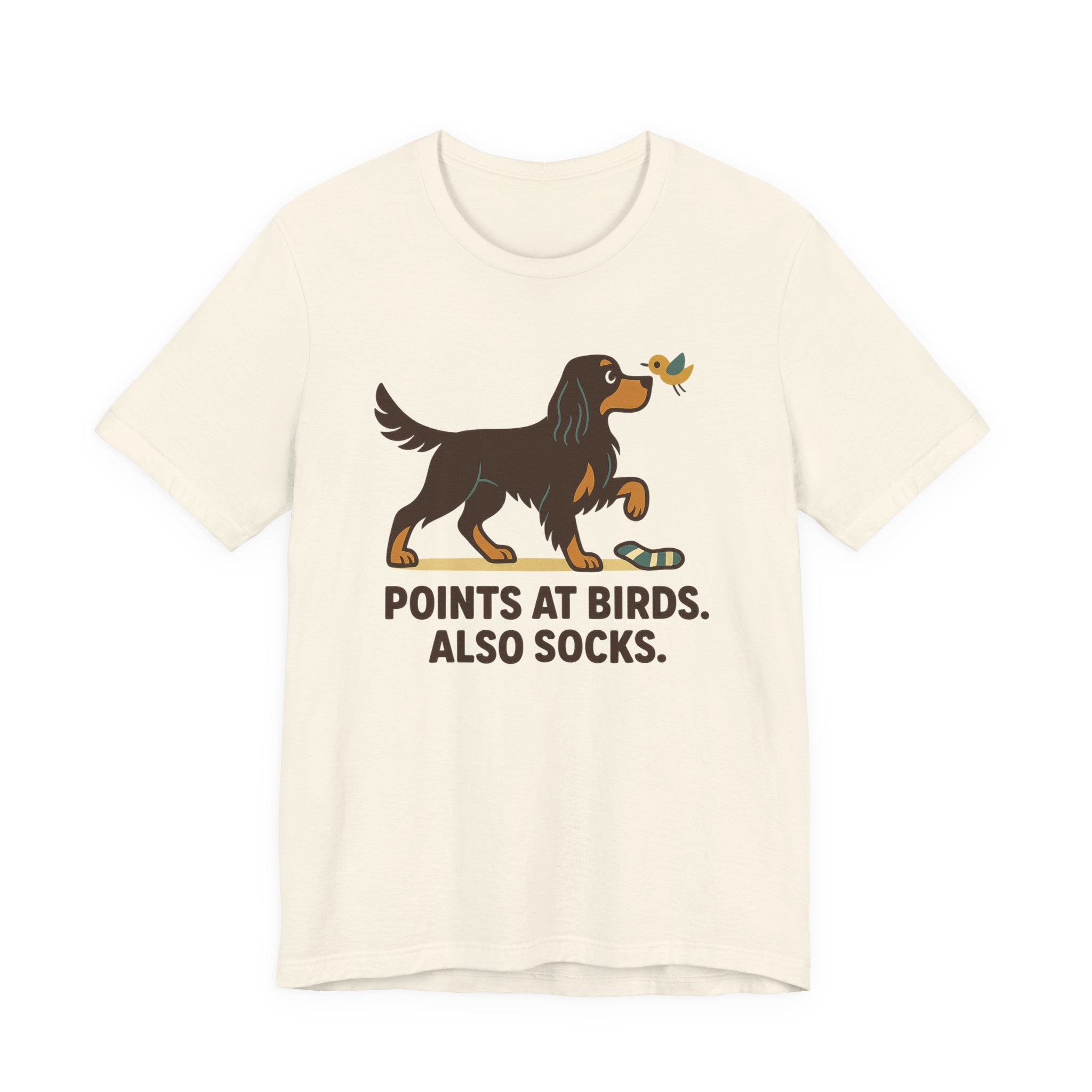 Gordon Points at Birds Also Socks Tee