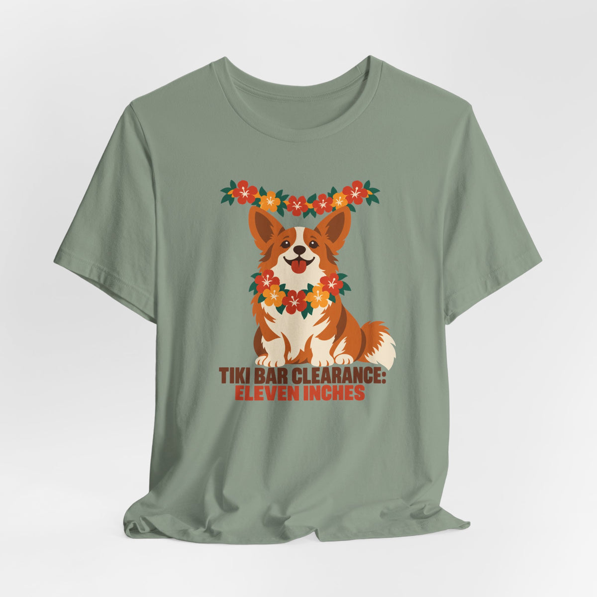 Tiki Bar Clearance Eleven Inches Corgi T-Shirt
