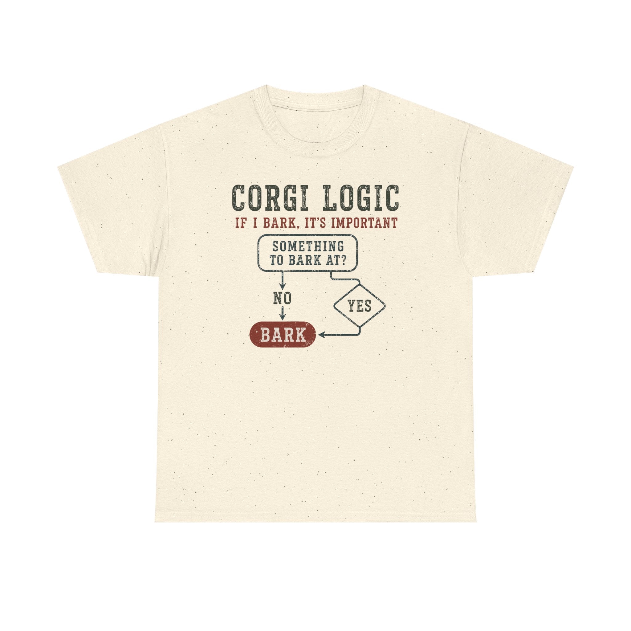 Corgi Logic: If I Bark, It's Important T-Shirt