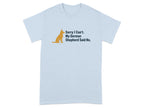 Light blue t-shirt with German Shepherd graphic and text: "Sorry I Can't. My German Shepherd Said No."