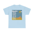 Dog Days Are The Best Days Graphic Golden Retriever T-Shirt