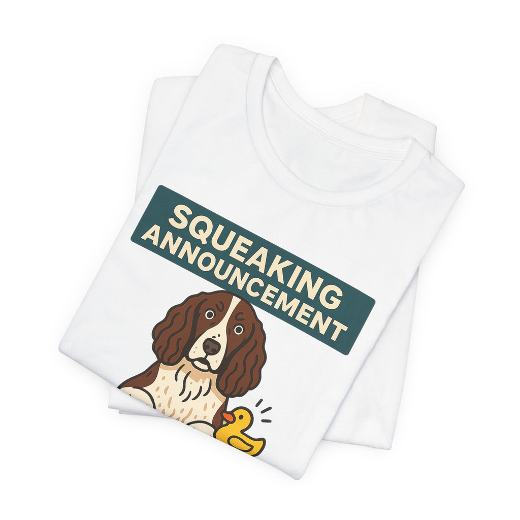 Springer Squeaking Announcement Tee