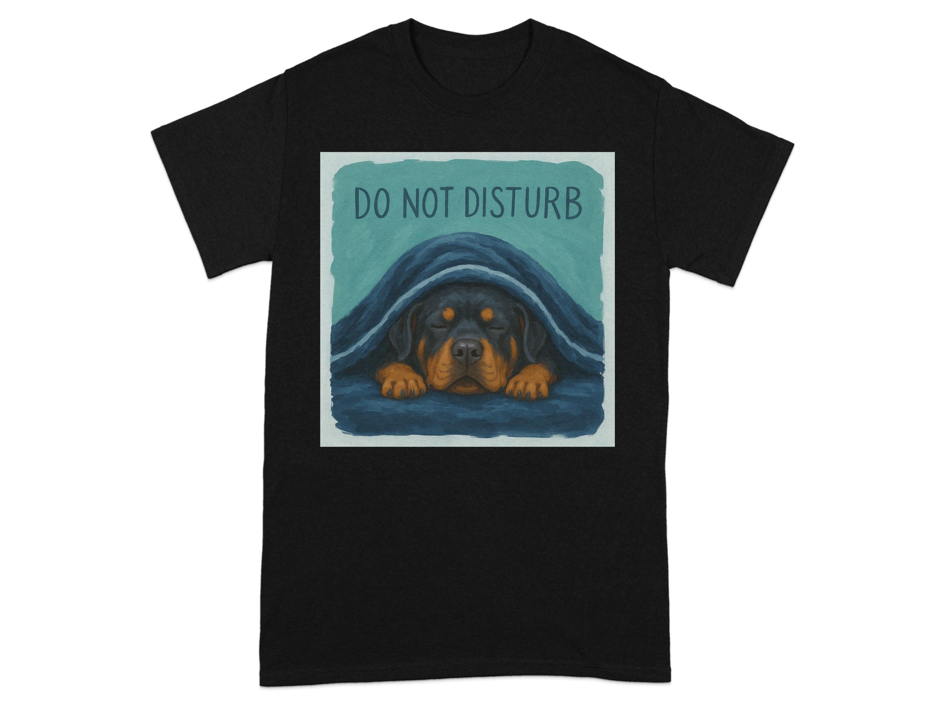 Do Not Disturb Dog Under Blanket Design Shirt product
