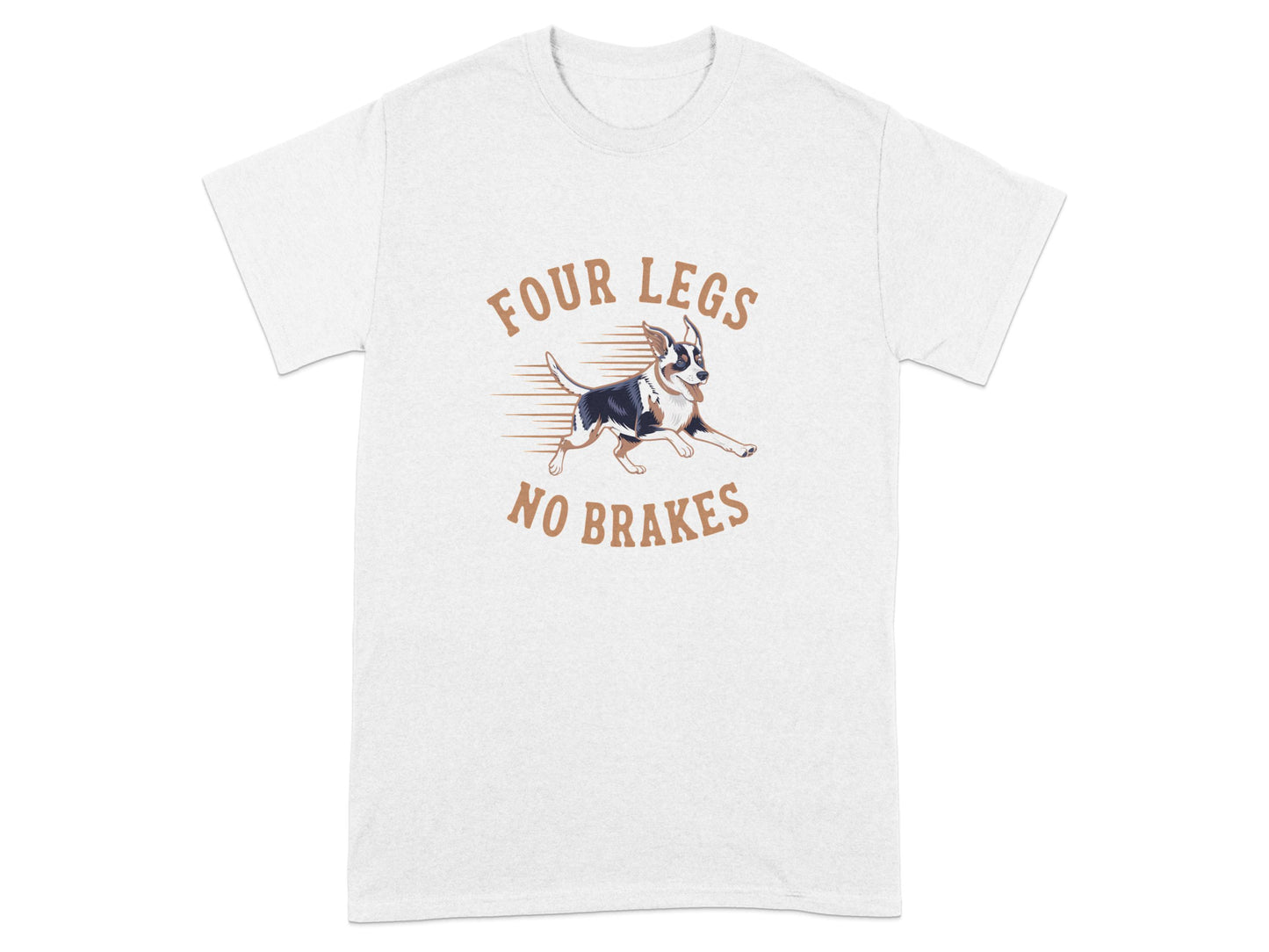 Four Legs No Brakes Unique Graphic Tee product type