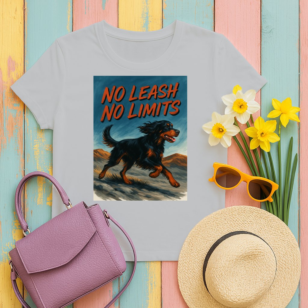 No Leash No Limits Dog Graphic T-Shirt product type