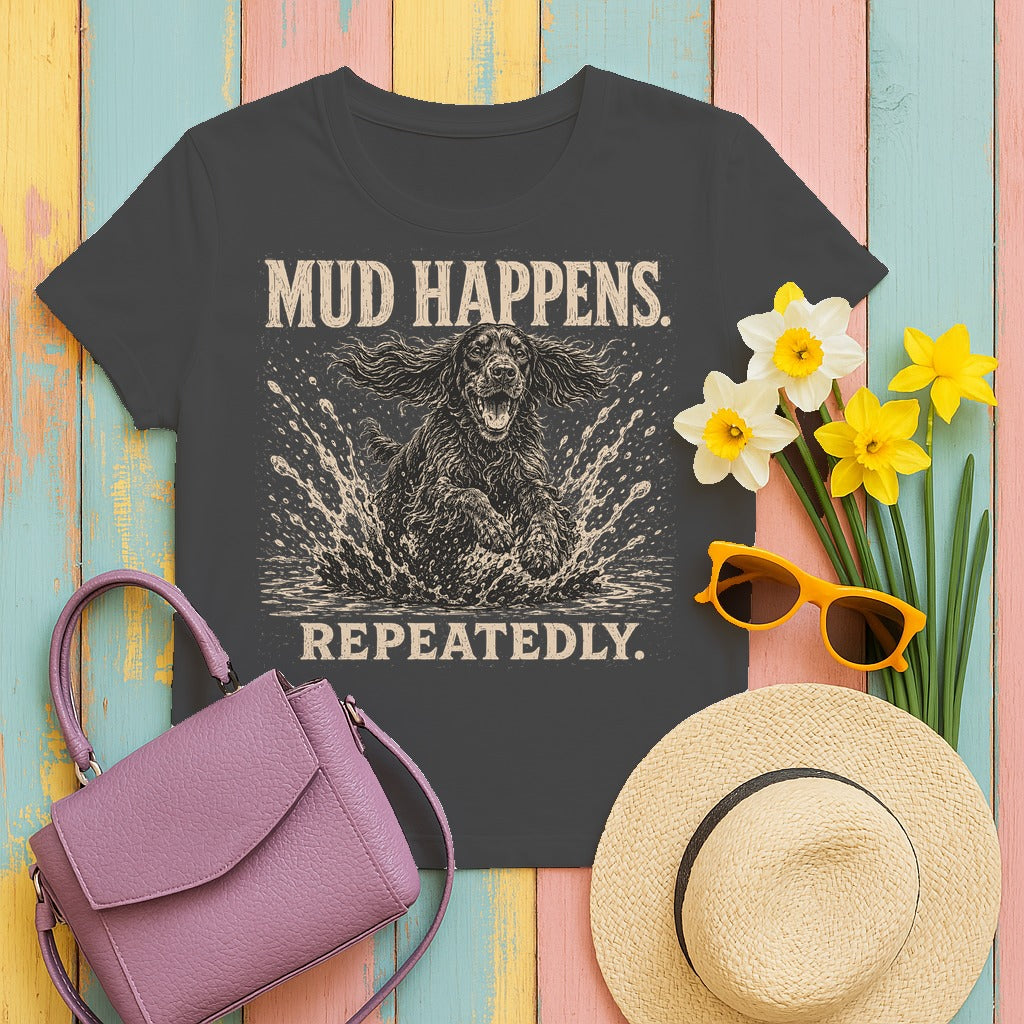 The Spirited Gordon Setter T-Shirt in Dark Heather