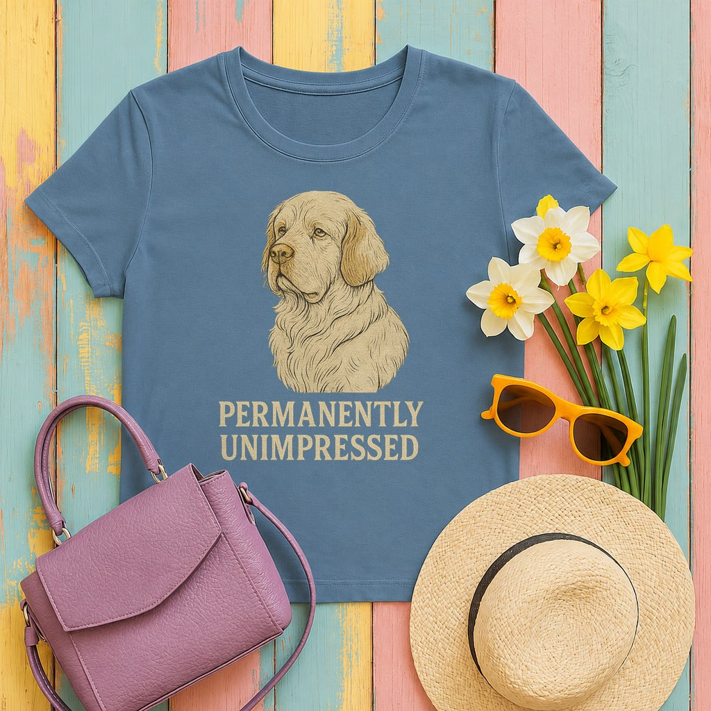 Clumber Permanently Unimpressed Tee in Steel Blue