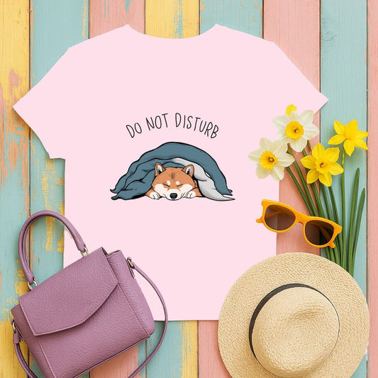 Do Not Disturb Shiba Inu Sleeping Shirt product type