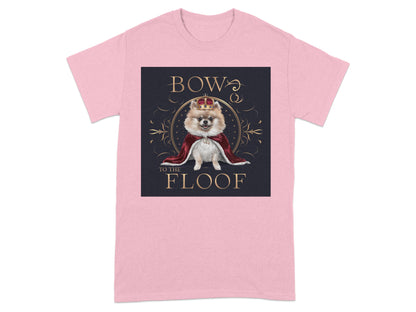 Bow to The Floof Pink Graphic T-Shirt product type