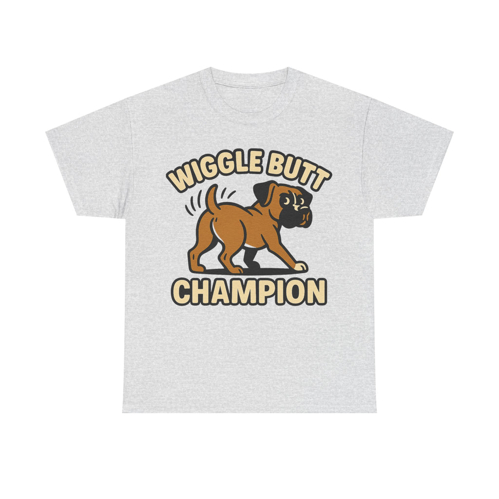 Boxer Dog Unisex Tee - Wiggle Butt Champion