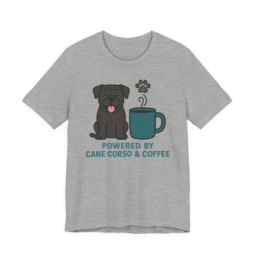 Powered by Cane Corso & Coffee t-shirt, view 6