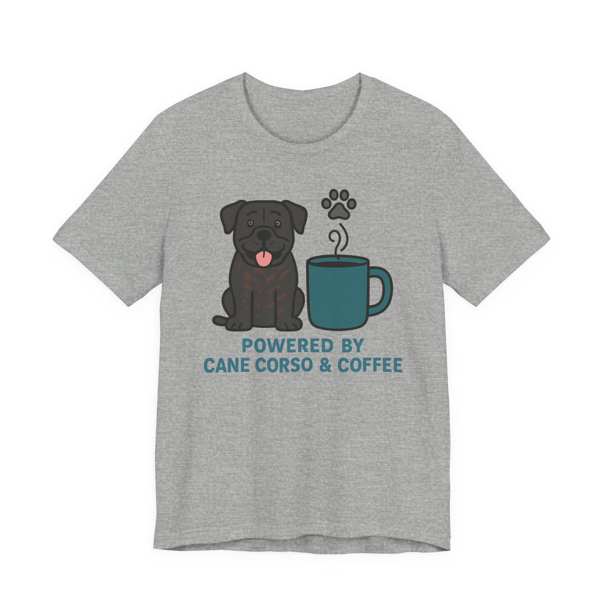 Powered by Cane Corso & Coffee t-shirt, view 6