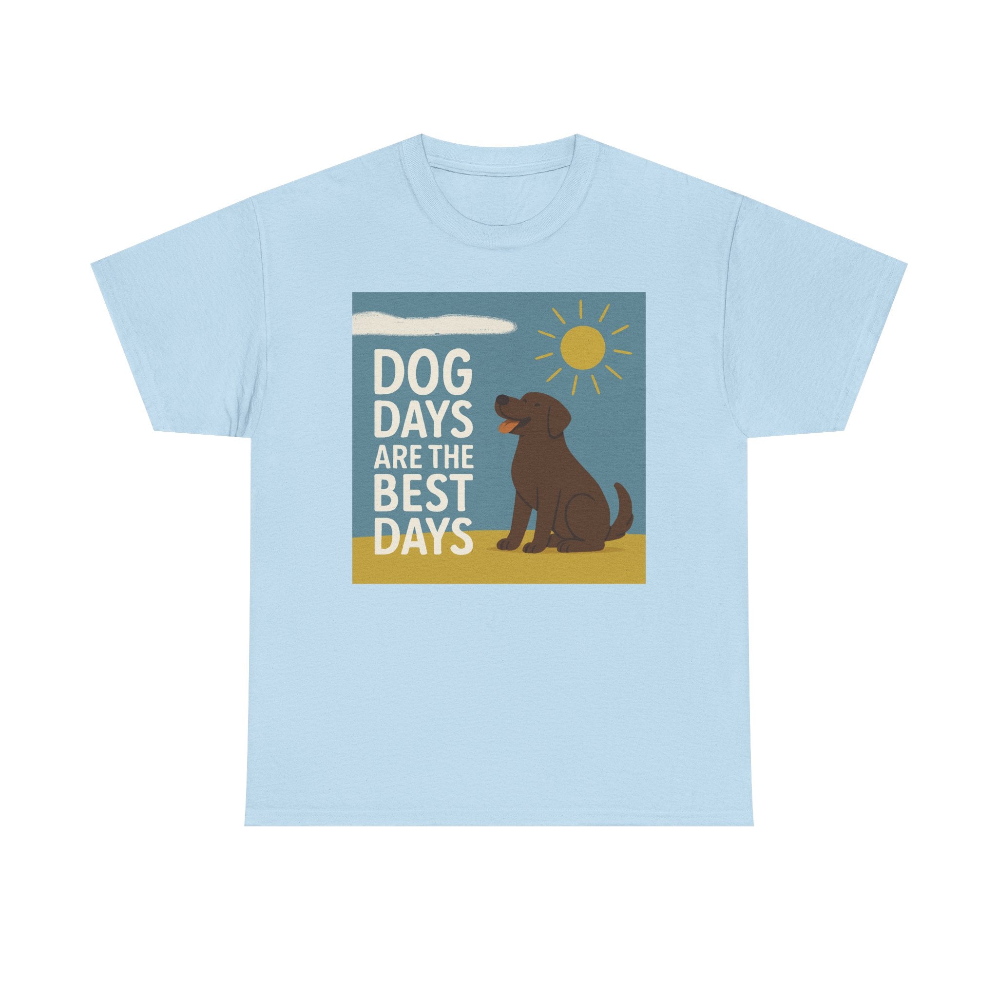 Dog Days Are the Best Days Chocolate Lab T-Shirt
