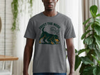 Grey t-shirt with graphic of a dog and text "TRUST THE NOSE".