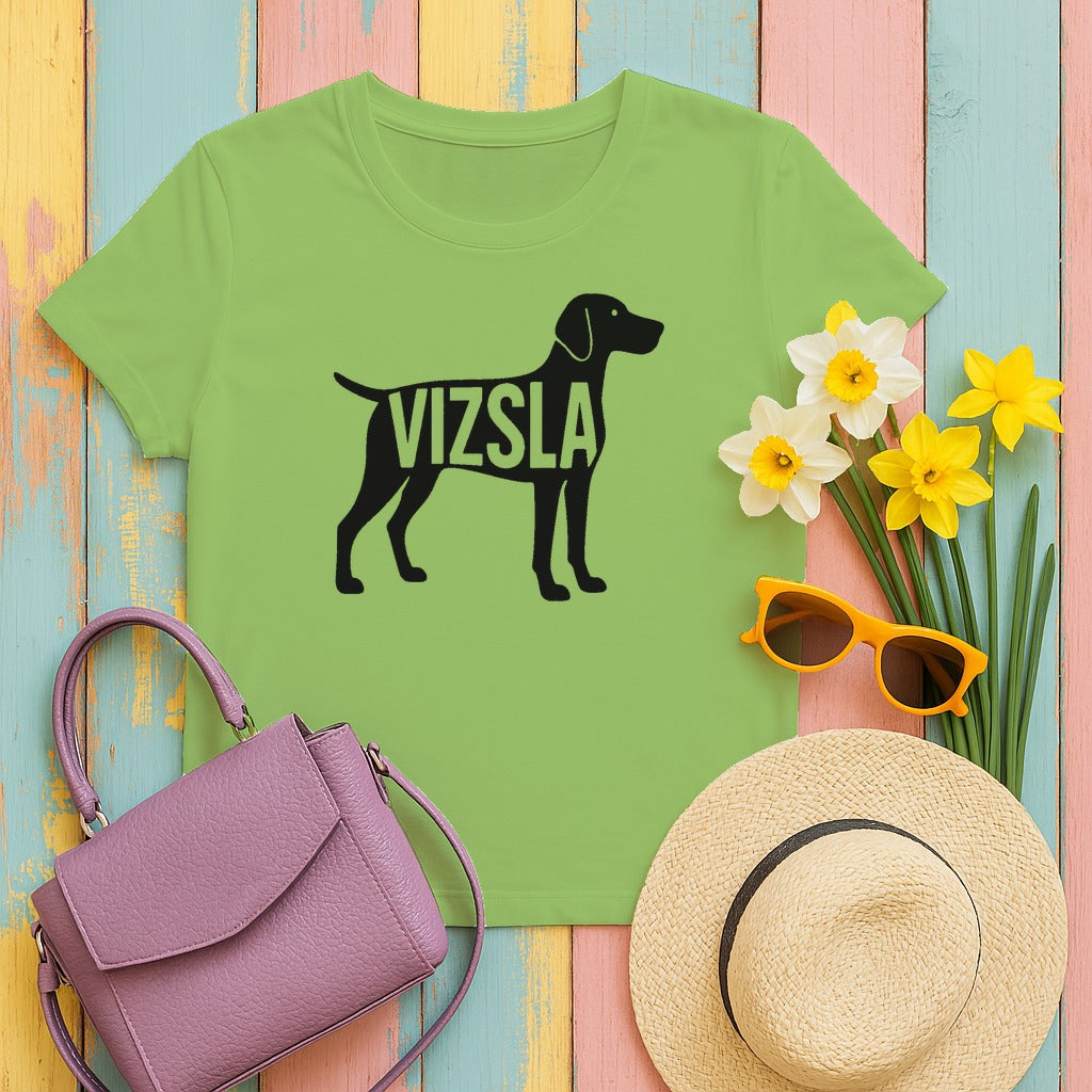 Vizsla Spirit Graphic T-Shirt in Lime