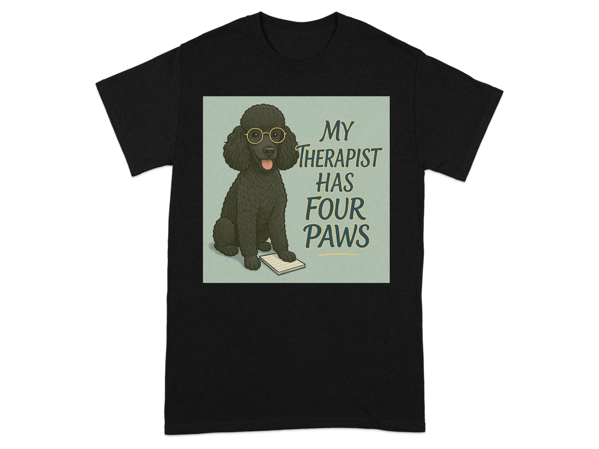 My Therapist Has Four Paws Cute Dog T-Shirt product type
