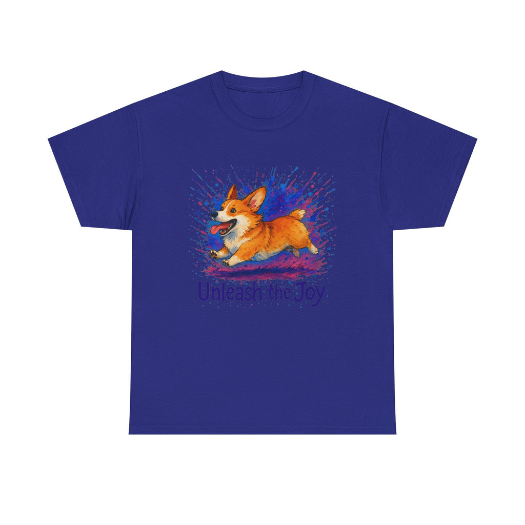 Unleash the Joy Playful Corgi Illustration T-Shirts