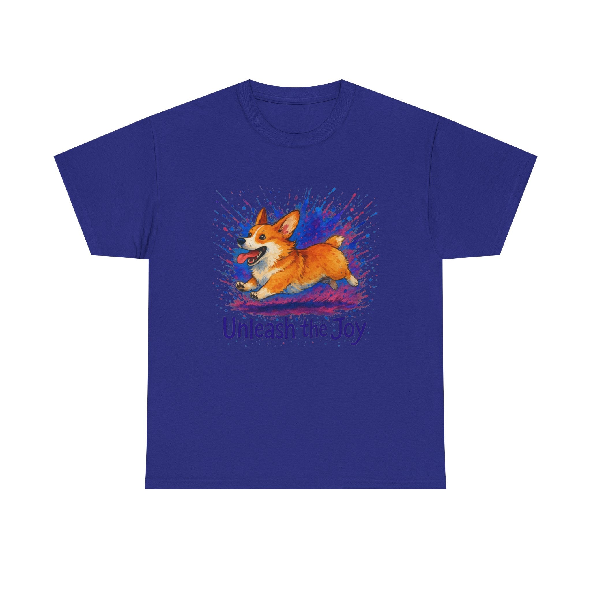 Unleash the Joy Playful Corgi Illustration T-Shirts