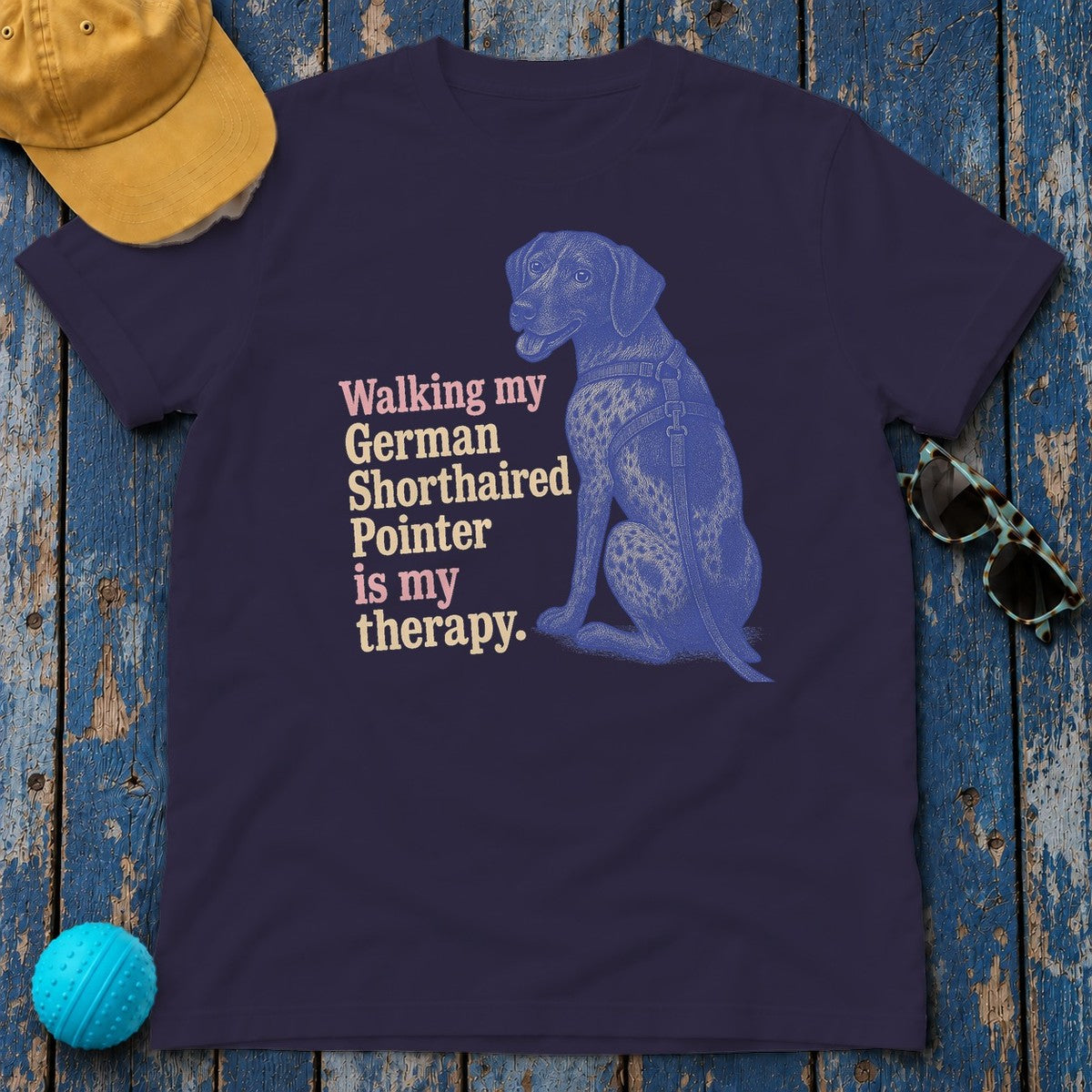 GSP Therapy Vintage Graphic T-Shirt in Blackberry