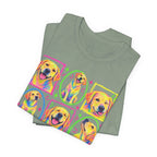 Neon Crayon Labrador Collage T-Shirt