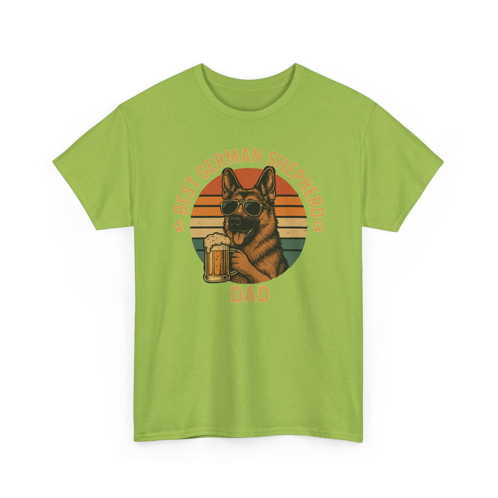 Best German Shepherd Dad Beer Lover Gift Funny T-Shirt