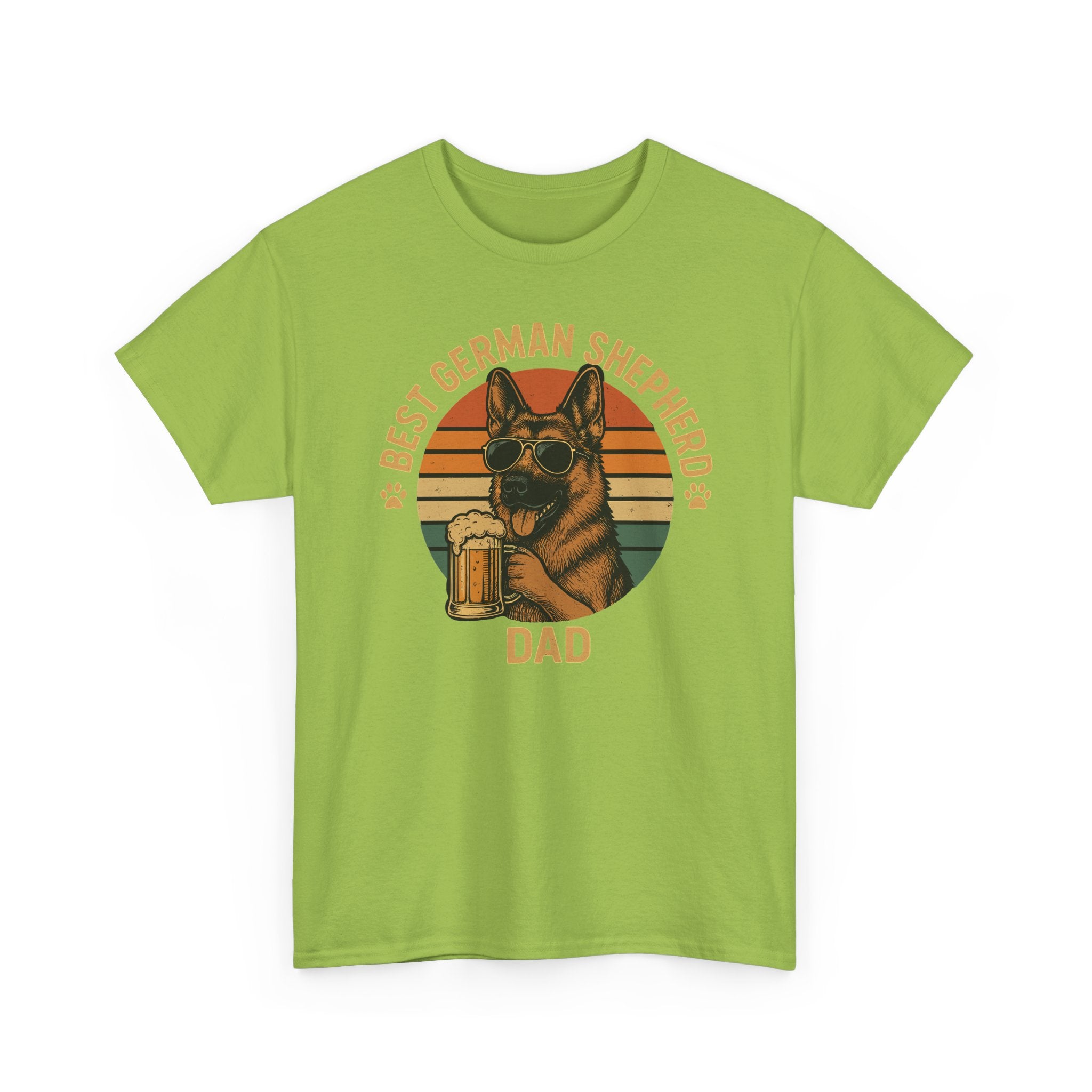 Best German Shepherd Dad Beer Lover Gift Funny T-Shirt