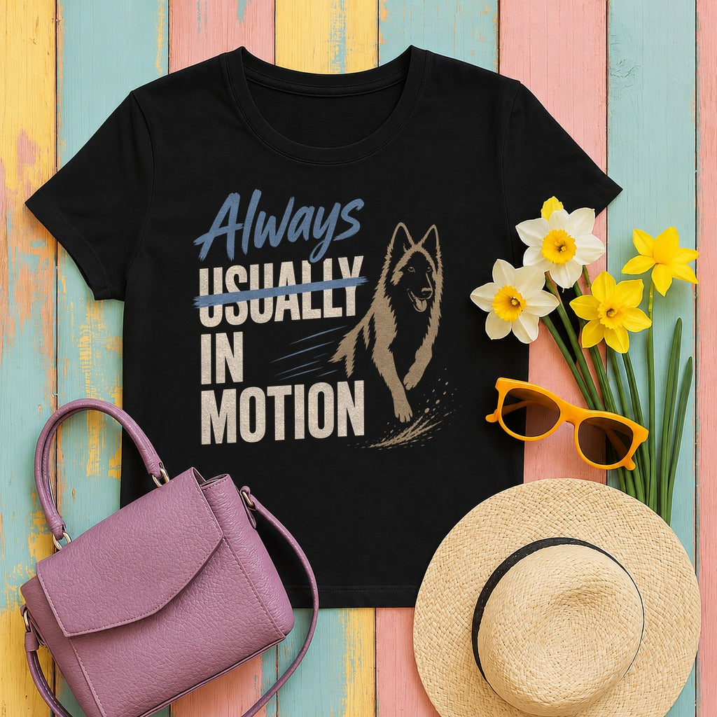 Always In Motion Tervuren T-Shirt in Black