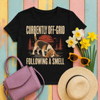 tierb2 off-grid-beagle tee flat lay hero v8