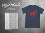 Red Dog Graphic Navy Blue T-shirt Casual Wear Apparel