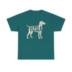 Elegant Vizsla Silhouette T-Shirt