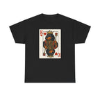 King Of Hearts Playing Card With Gordon Setter Illustration T-Shirt