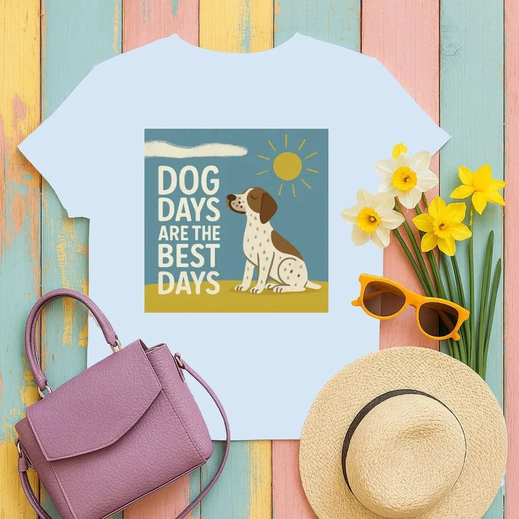 Dog Days Are the Best Days German Shorthaired Pointer T-Shirt T-shirt