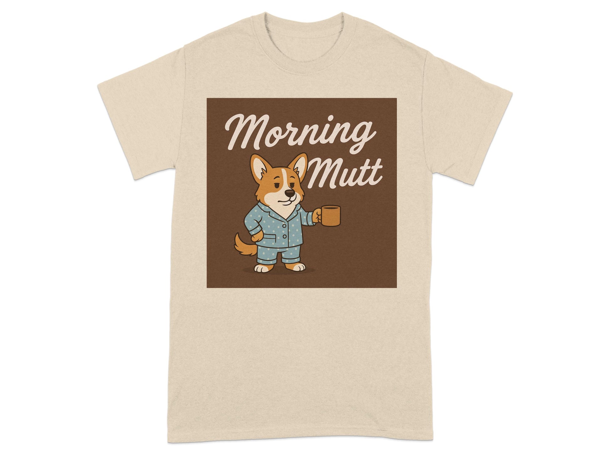 Morning Mutt Corgi Pajamas Graphic T-shirt product