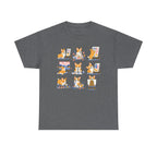 Whimsical Corgi Artist T-Shirt