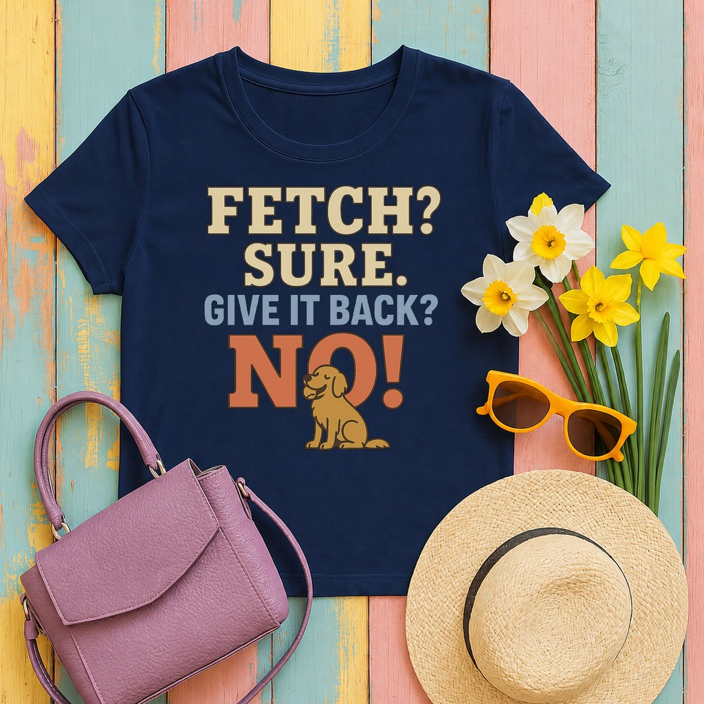 golden-retriever fetch tee flat lay hero v8