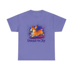 Unleash the Joy Playful Corgi Illustration T-Shirts