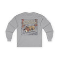 Every Walk is an Investigation Beagle Cartoon Long Sleeve Tee in Sport Grey