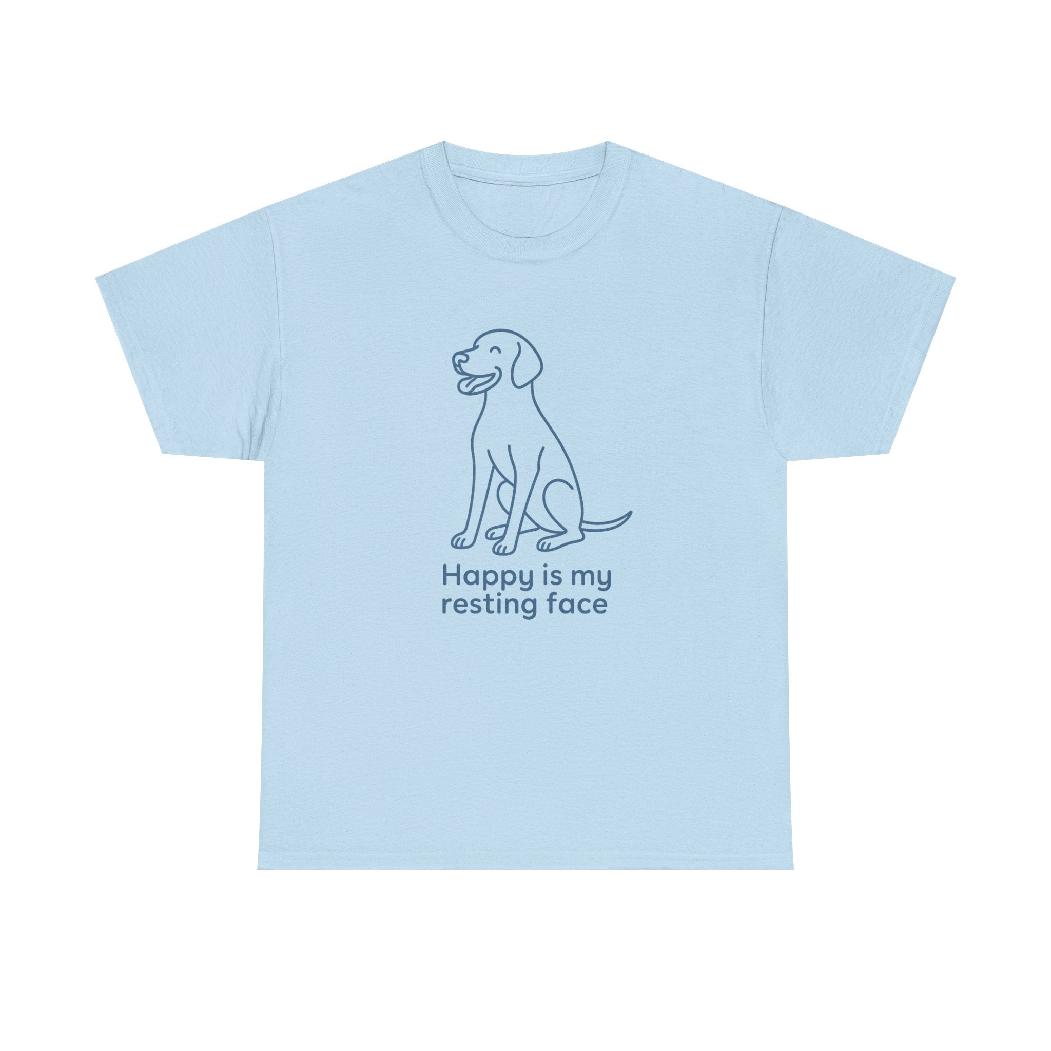 Happy Is My Resting Face - Funny Vizsla Tee