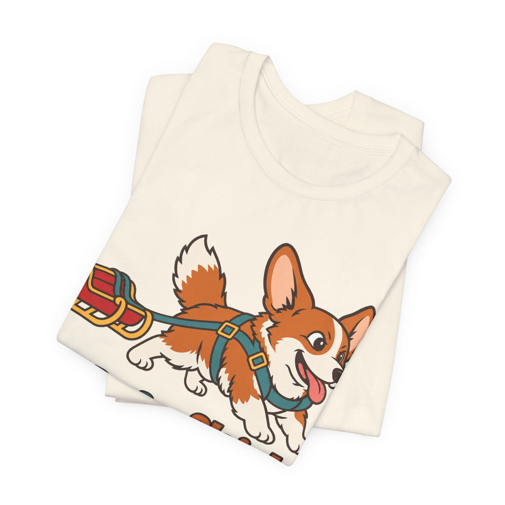 One Dog Open Sleigh Corgi T-Shirt