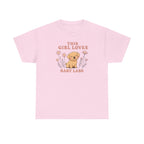 This Girl Loves Baby Labs Cute Puppy Dog Design T-Shirt