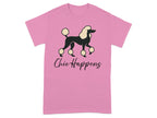 Chic Happens Pink Poodle Design T-Shirt