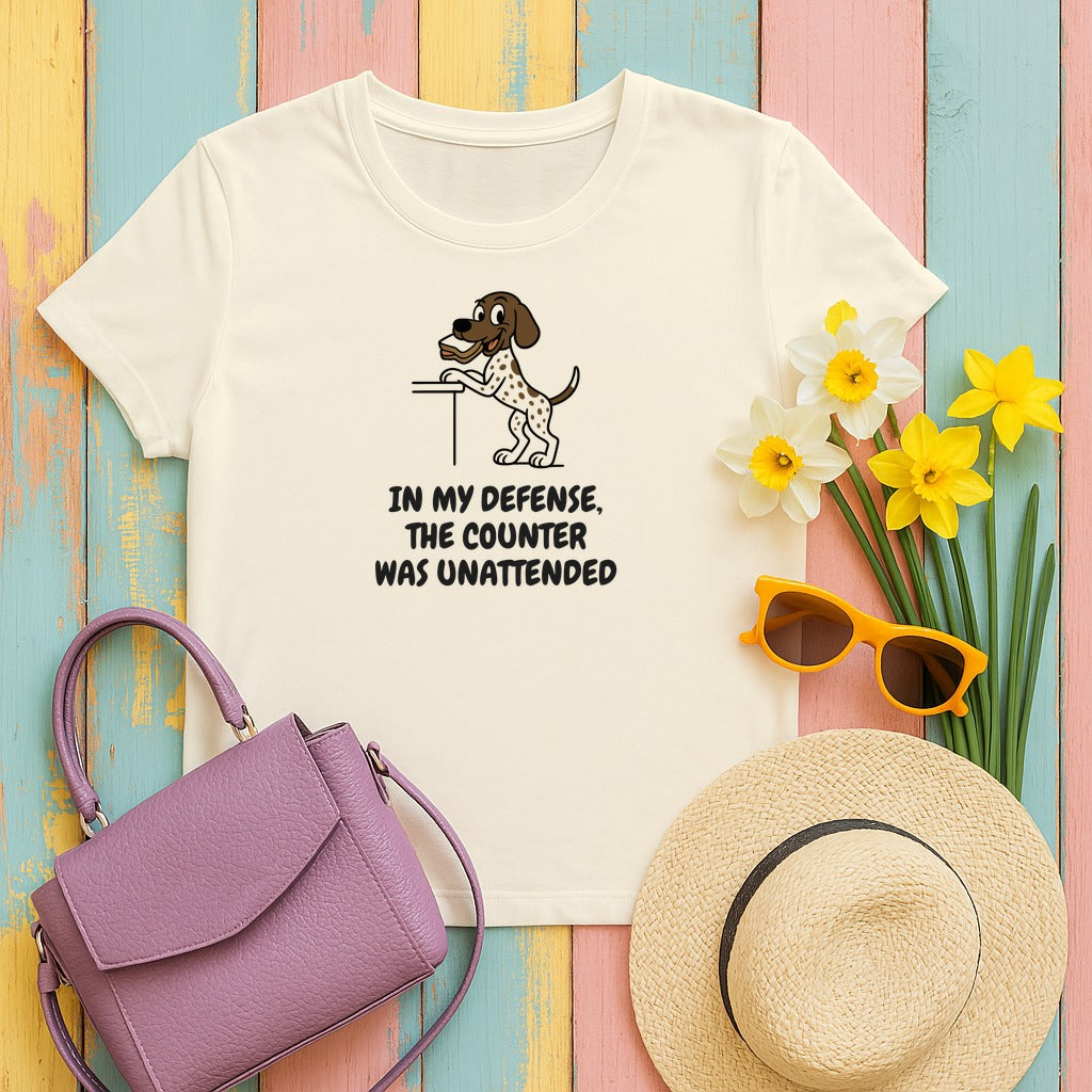 German Shorthaired Pointer Counter Was Unattended Tee in Natural