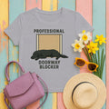 Flat-Coat Professional Doorway Blocker Tee in Athletic Heather