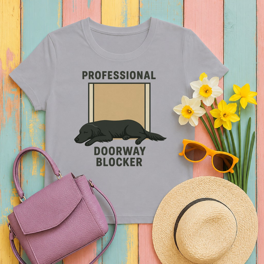 Flat-Coat Professional Doorway Blocker Tee in Athletic Heather