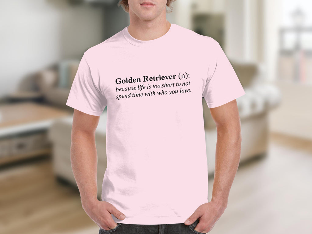 Golden Retriever Definition Quote T-Shirt for Dog Lovers