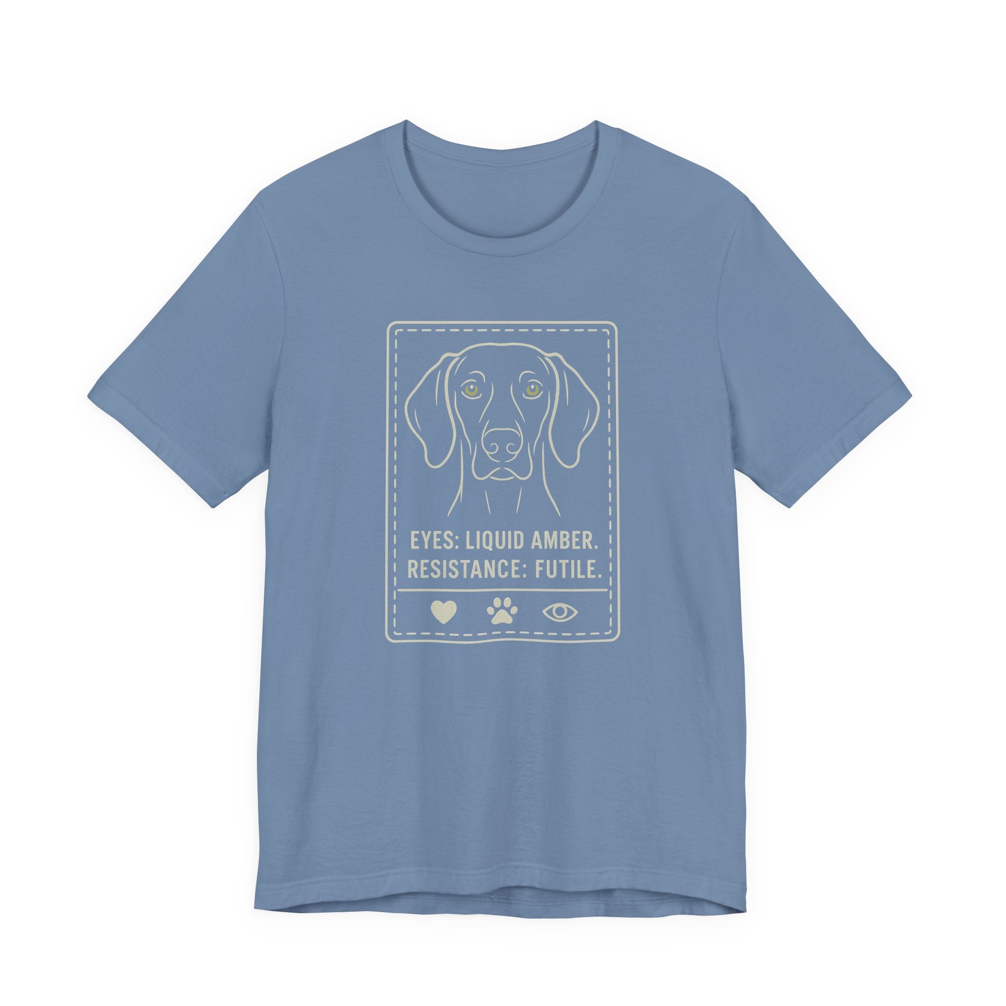 Weimaraner Eyes Liquid Amber Tee