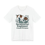 Brittany Spaniel Structural Engineer, Couch Division Tee