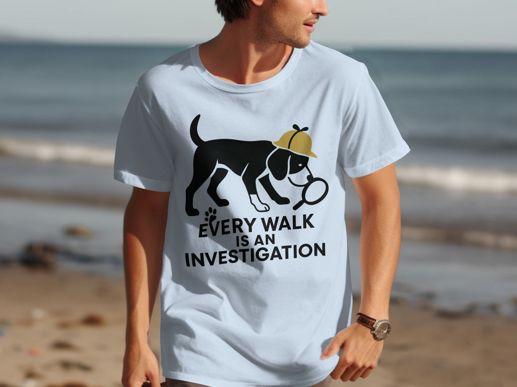 Every Walk Is An Investigation Graphic T-Shirt Product
